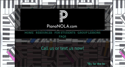 Desktop Screenshot of pianonola.com