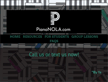 Tablet Screenshot of pianonola.com